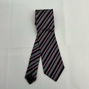 Men’s Italo Ferretti Silvi Marina Italian Necktie  Striped Pois. N C002